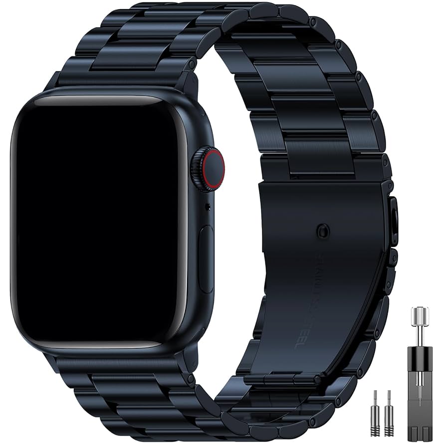 Amazon.com: EPULY Metal Band Compatible with Apple Watch